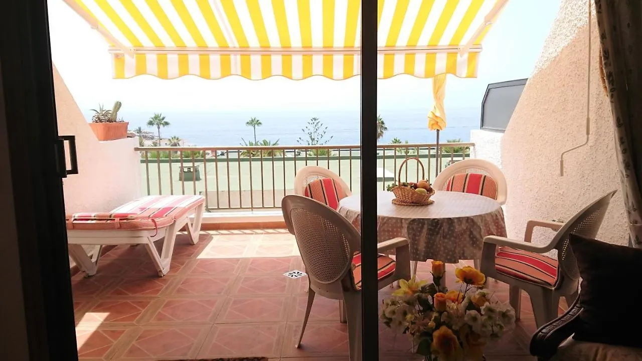 Apartment Mit Sonnenterrasse Und Panorama - Meerblick, 5 Min. Von Hafen + Strand Acantilado de los Gigantes