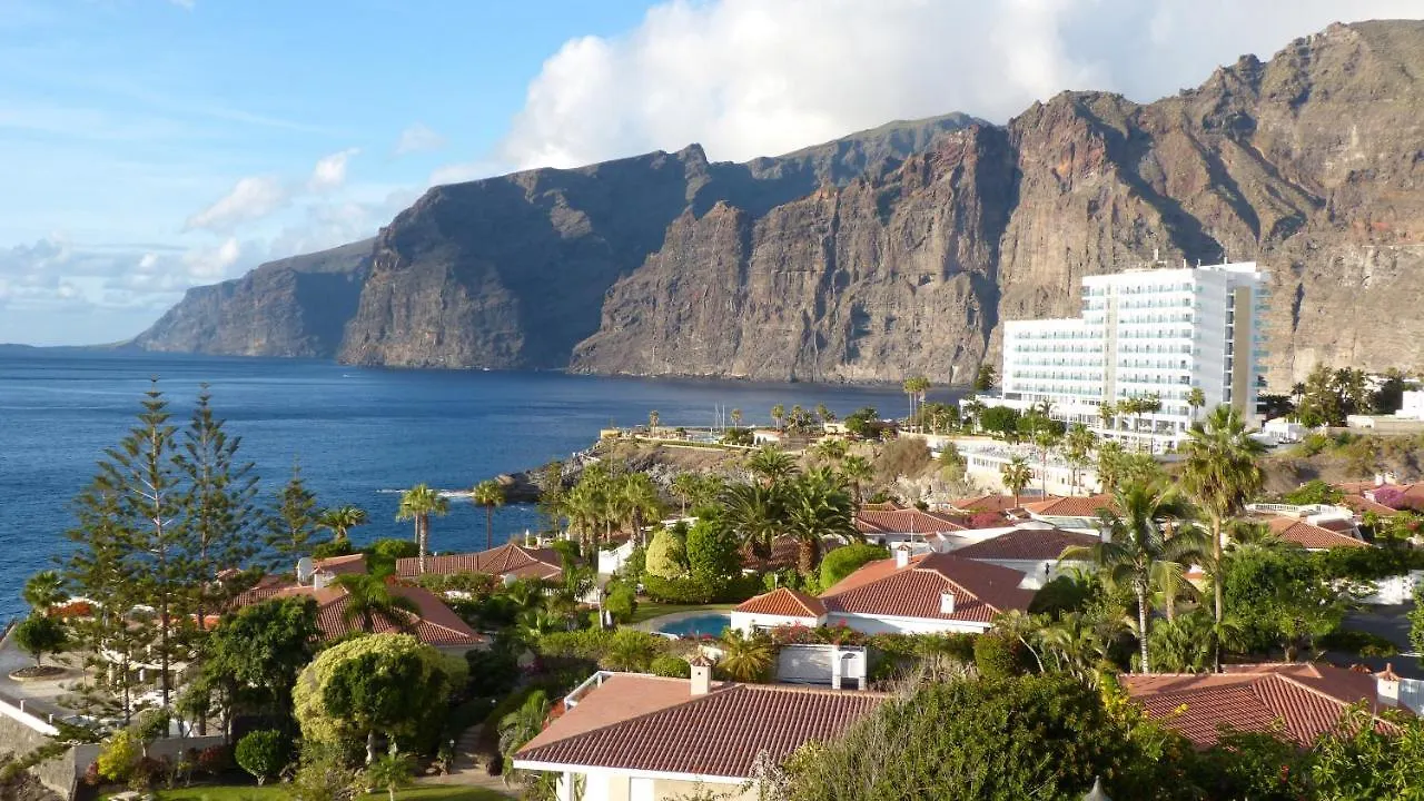 Apartment Mit Sonnenterrasse Und Panorama - Meerblick, 5 Min. Von Hafen + Strand Acantilado de los Gigantes İspanya