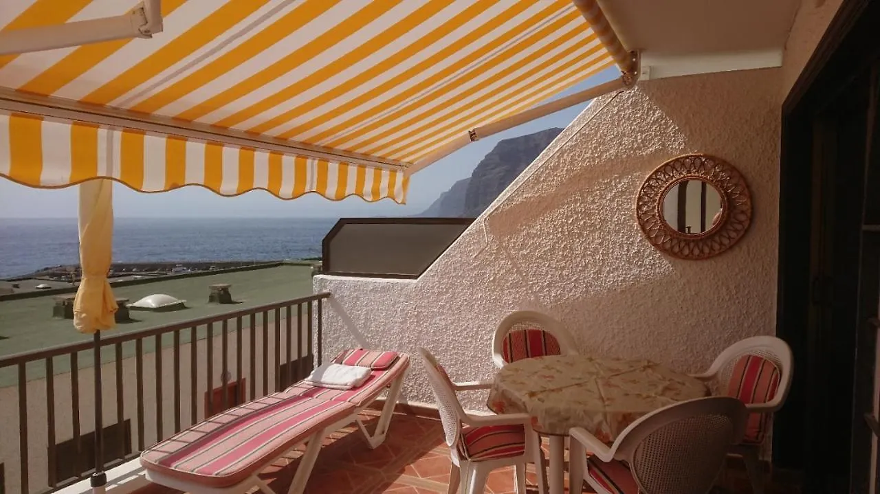 Apartment Mit Sonnenterrasse Und Panorama - Meerblick, 5 Min. Von Hafen + Strand Acantilado de los Gigantes İspanya